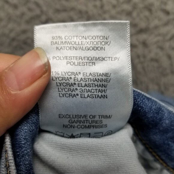 Silver Jeans Womens 31 Calley Skinny Mid Rise 25" Crop Shaping Frayed Hem *Read* - Picture 16 of 16